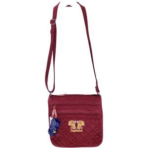 NWT VERA BRADLEY x HARRY POTTER Gryffindor Triple Zip Hipster Shoulder Bag
